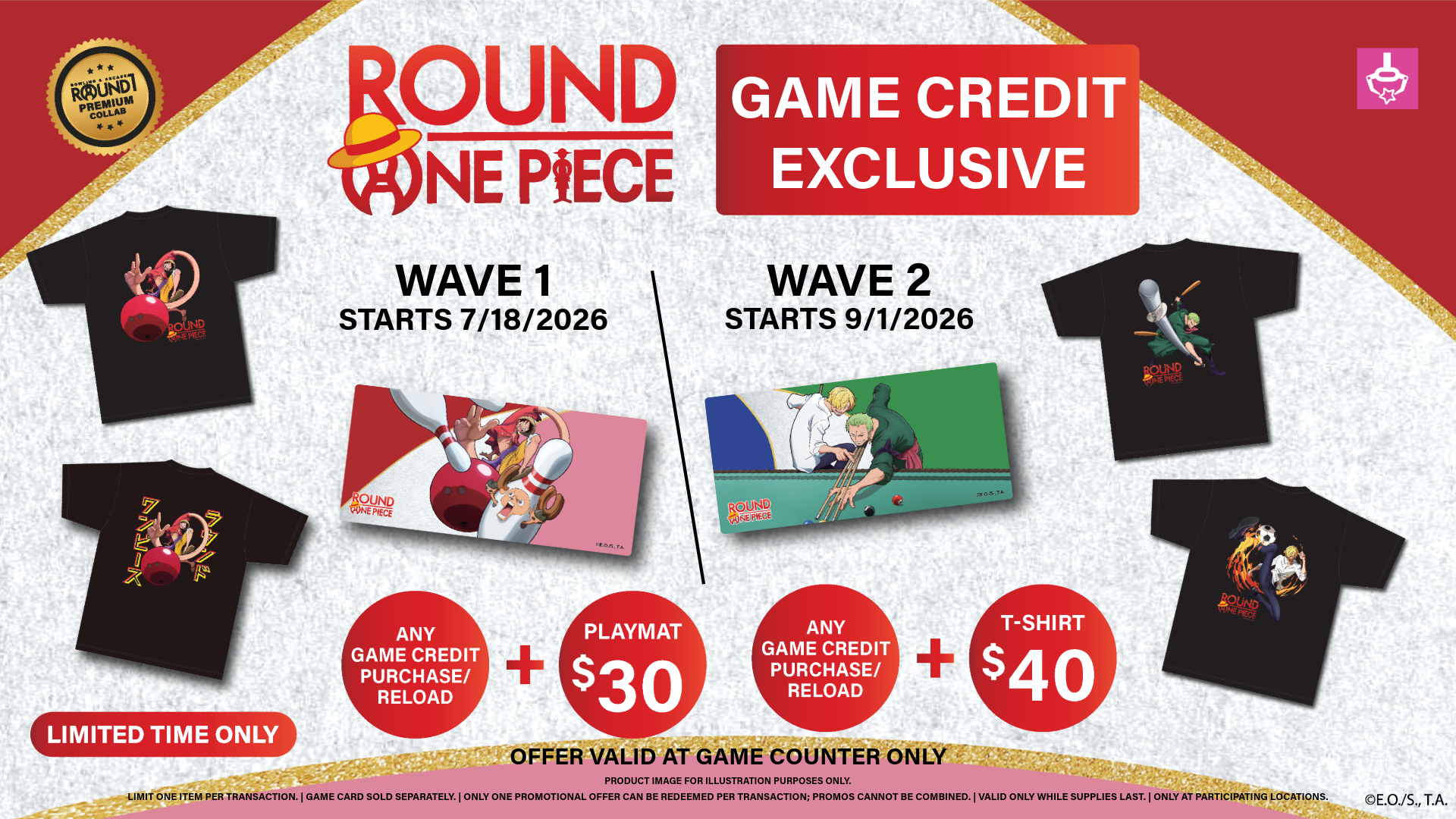 ONE PIECE x ROUND1 | Round1 USA